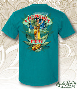 Cannabis Indica Tee (Front and Back)