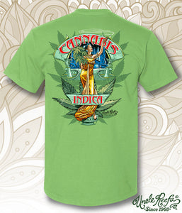 Cannabis Indica Tee (Front and Back)